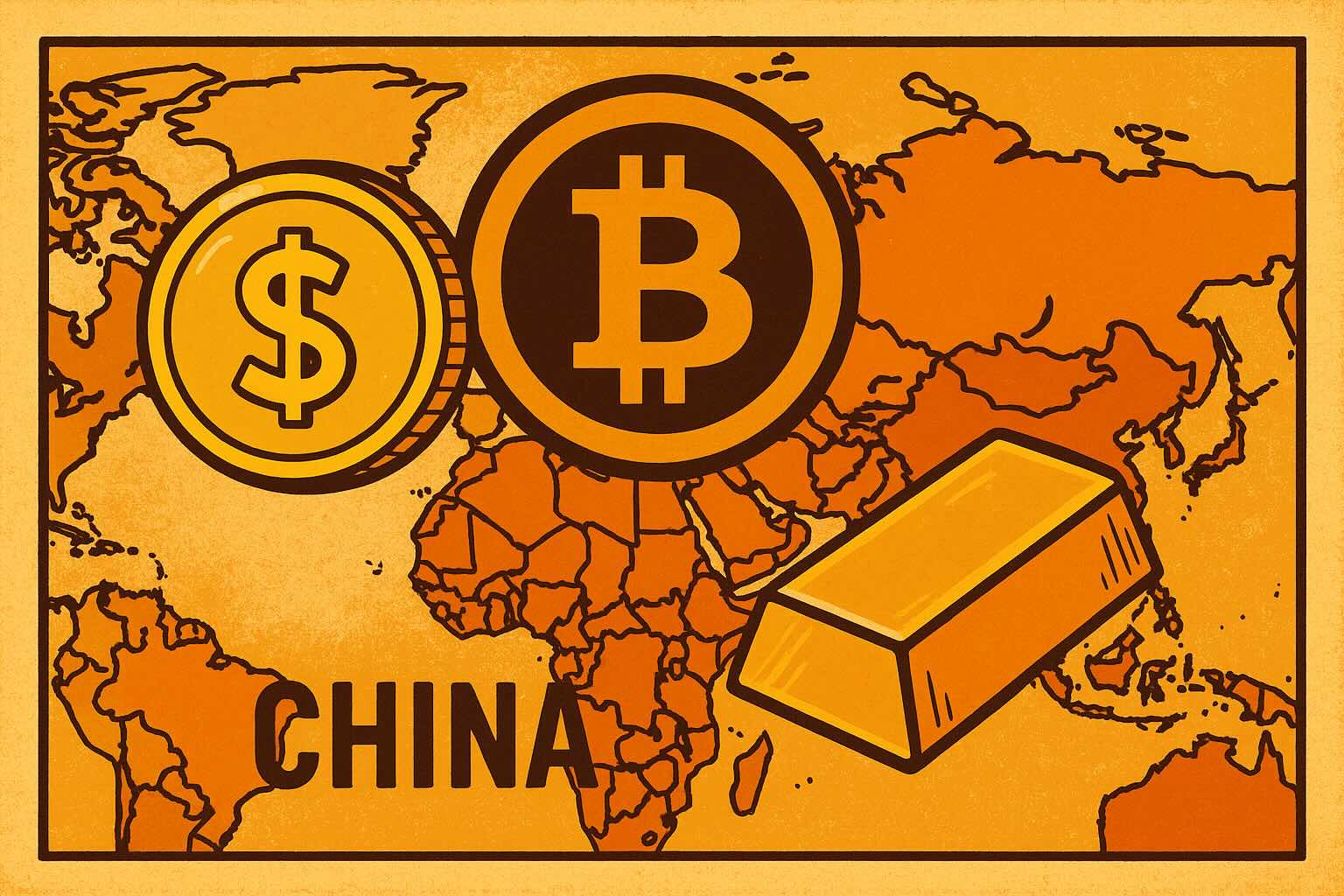 Asian investors shifting to crypto and gold in 2025
