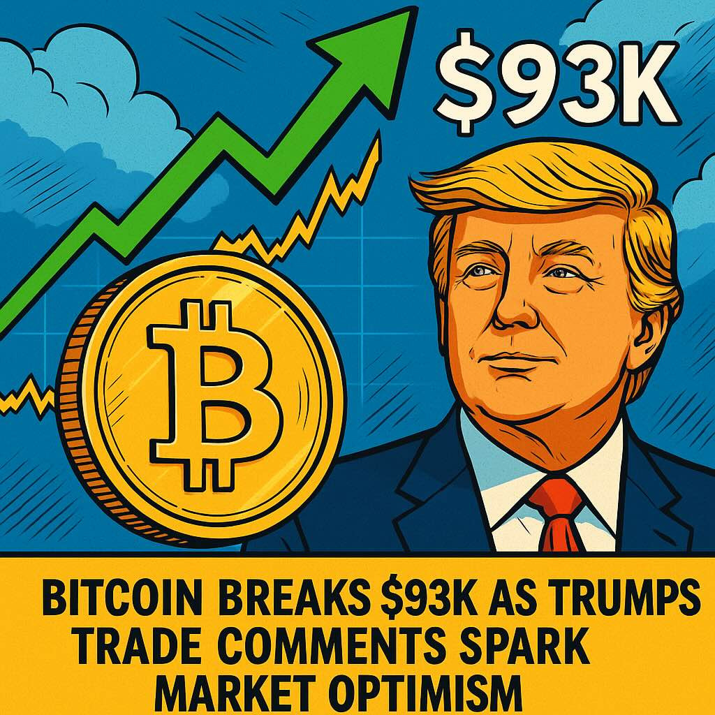 Bitcoin Breaks $93K as Trump’s Trade Comments Spark Market Optimism