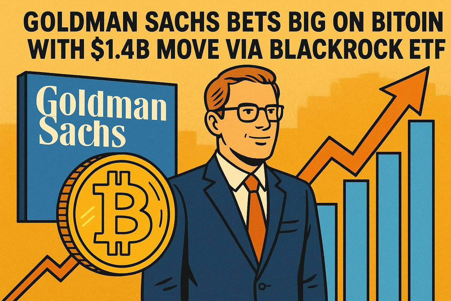 Goldman Sachs Bets Big on Bitcoin With $1.4B Move via BlackRock ETF