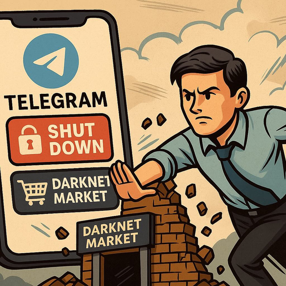Telegram Shuts Down World’s Largest Darknet Crypto Market