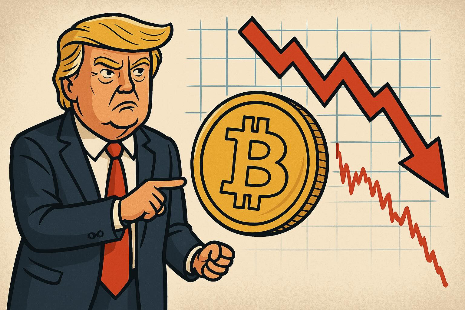 Trump’s Trade War Pressures Crypto Market as April 2 Tariffs Loom