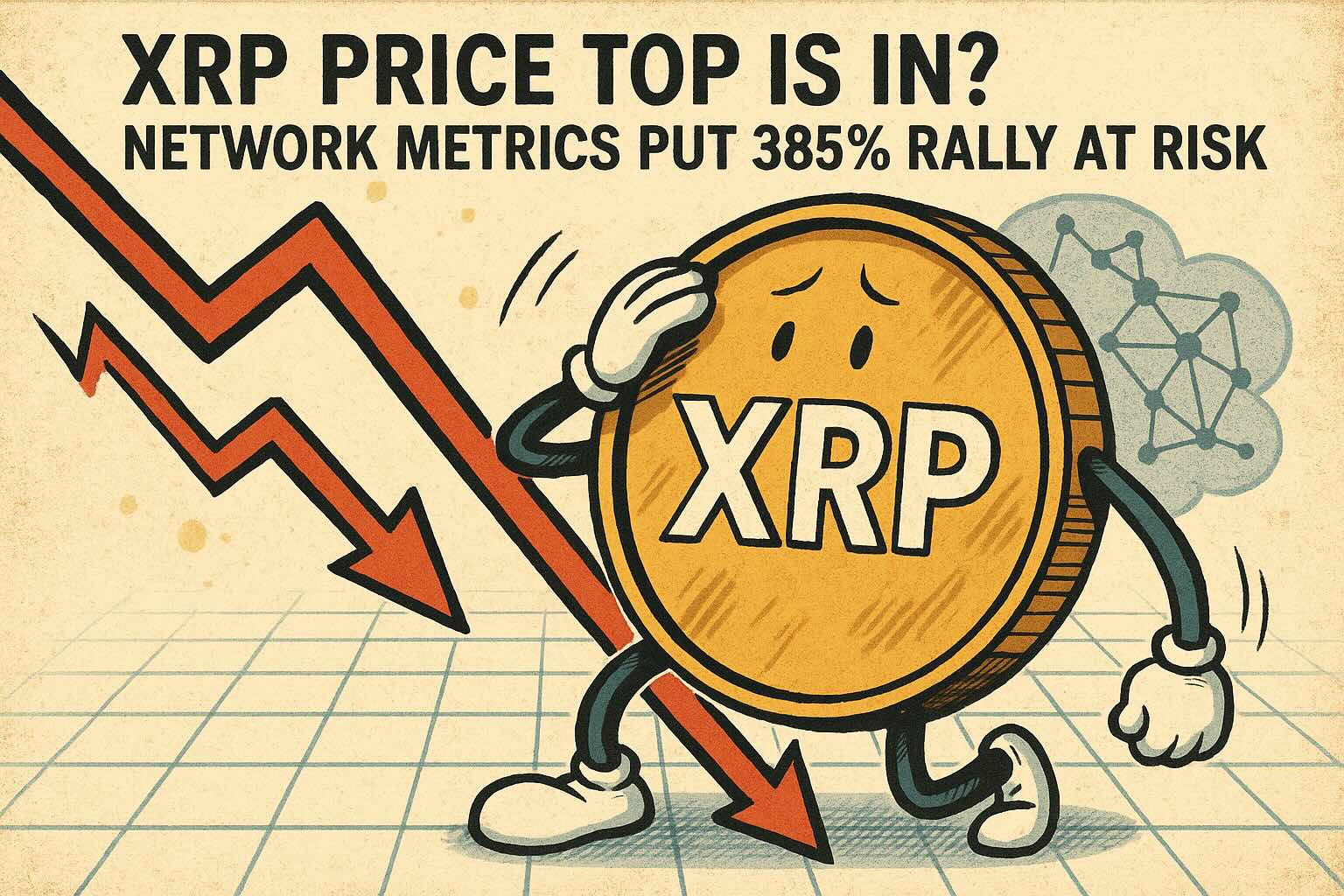 XRP Price Top Is In? Network Metrics Put 385% Rally at Risk